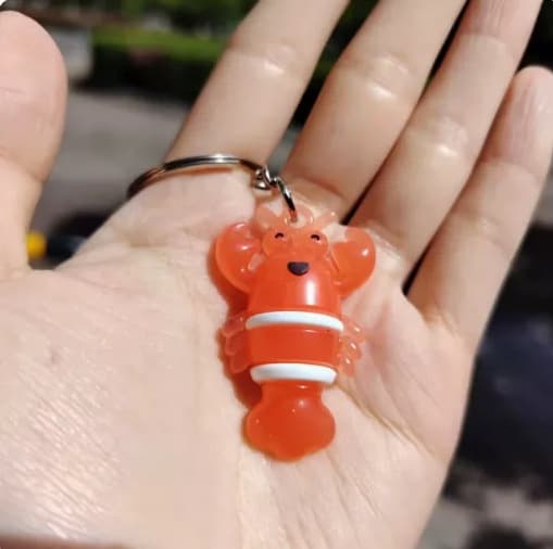 1 lobster keychain