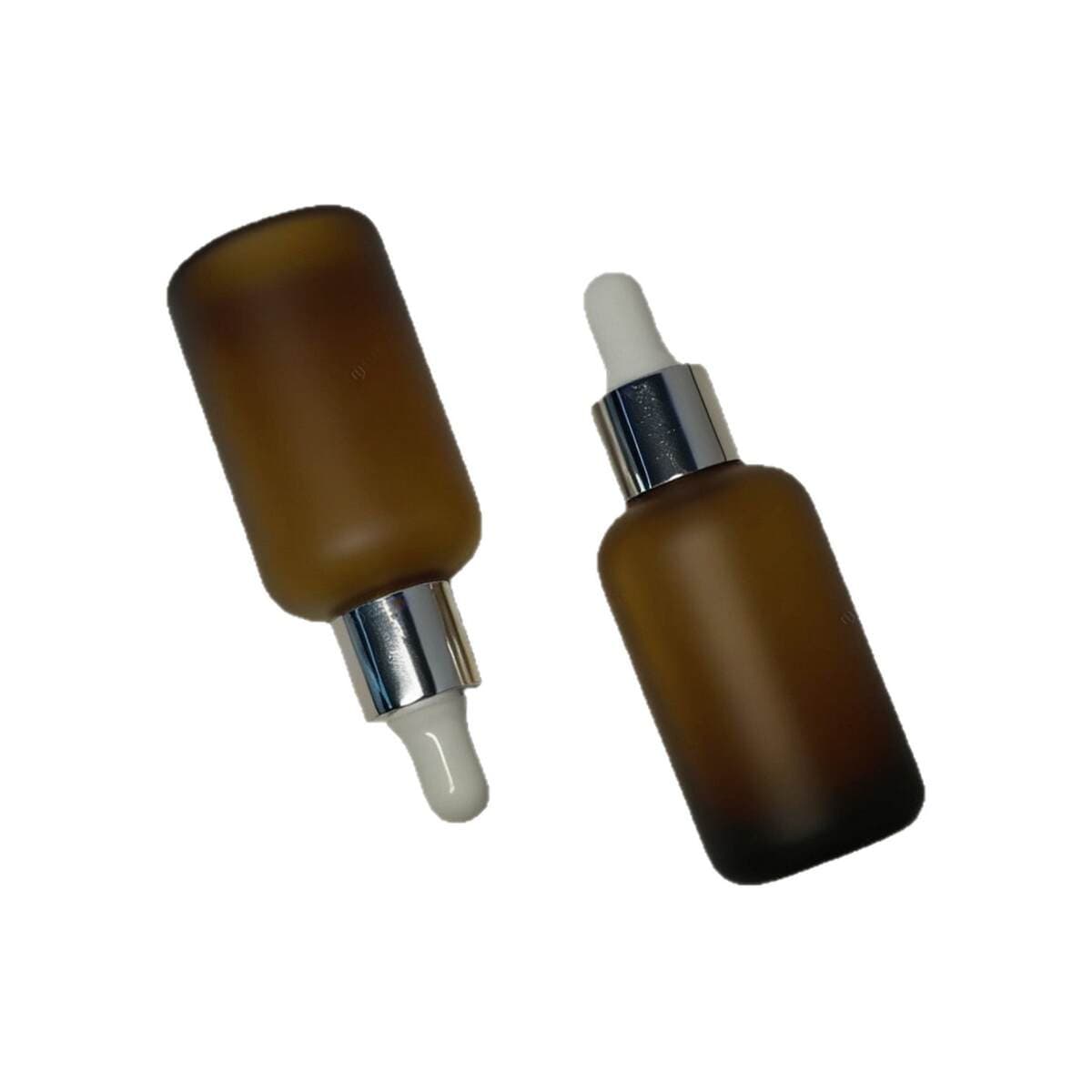 New 30ml Thick-Bottomed Straight Round Glass Essence Bottle, Cosmetic Liquid Dispensing Dropper Bottle, Transparent Essential Oil Bottle 5