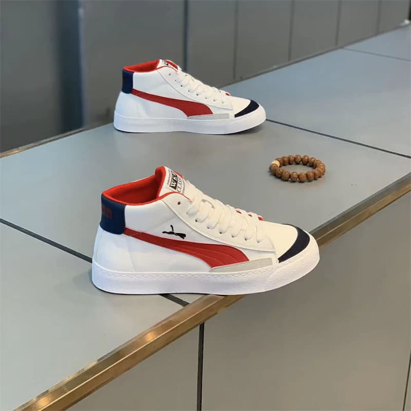 White and red