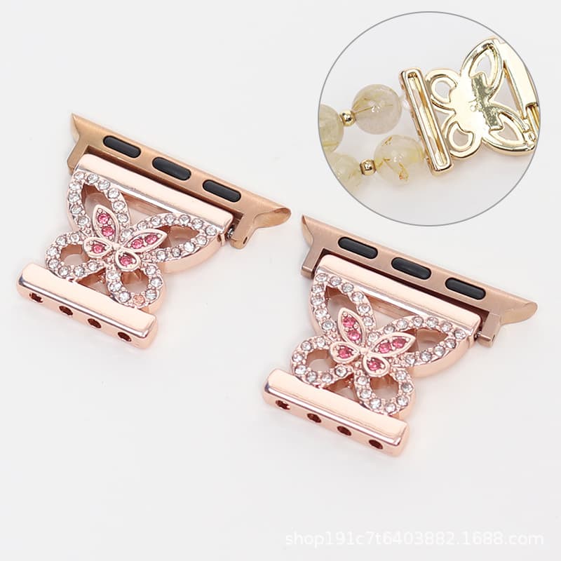 [hidden line style] bow-rose gold