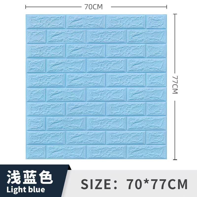 Brick pattern light blue