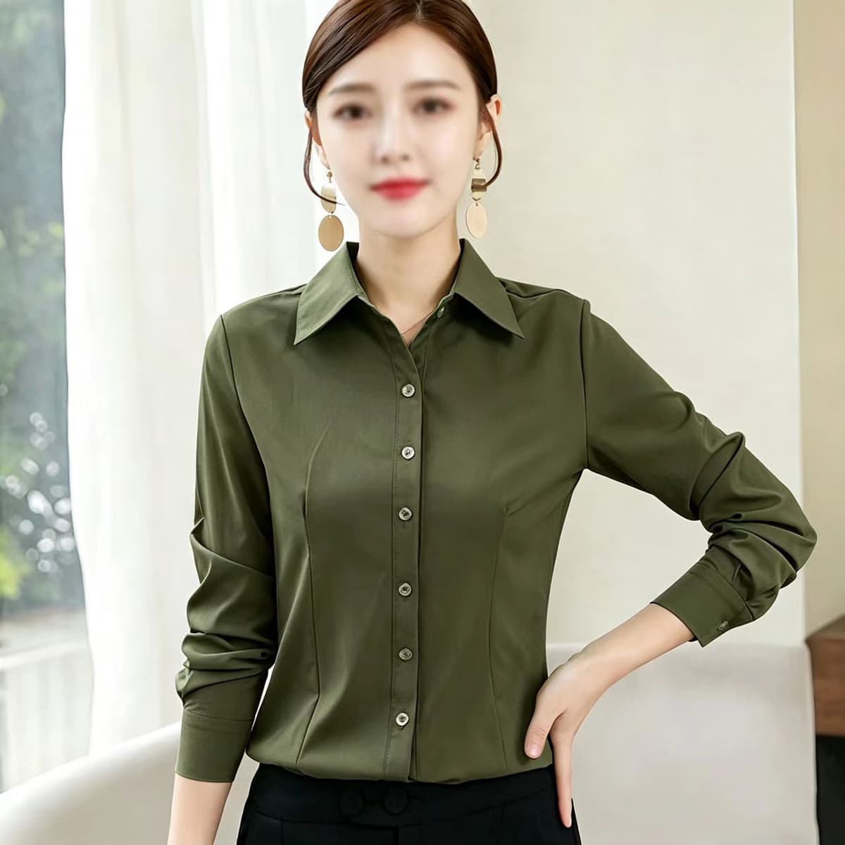 Military green [long sleeves]