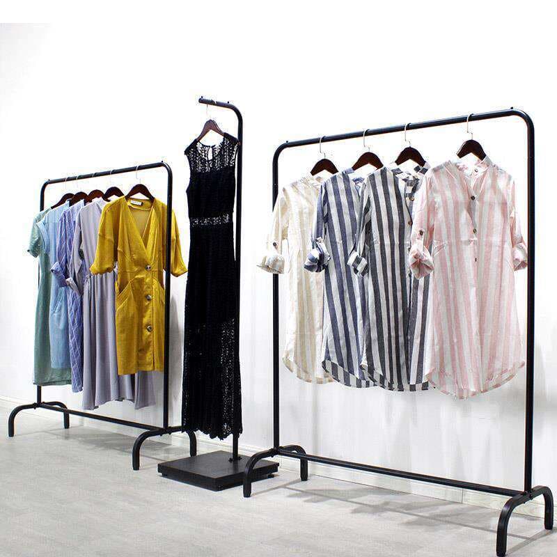 Iron Art Floor-Standing Island Display Rack for Clothing Stores, Suitable for Men'S, Women'S, and Children's Clothing 3