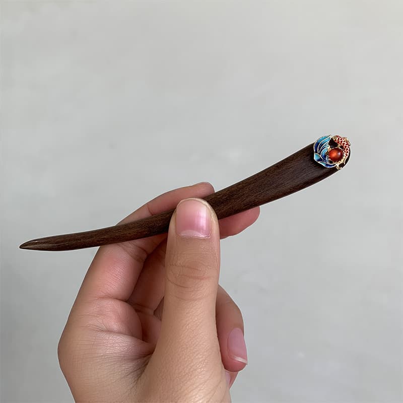 Single side - koi [big leaf rosewood]