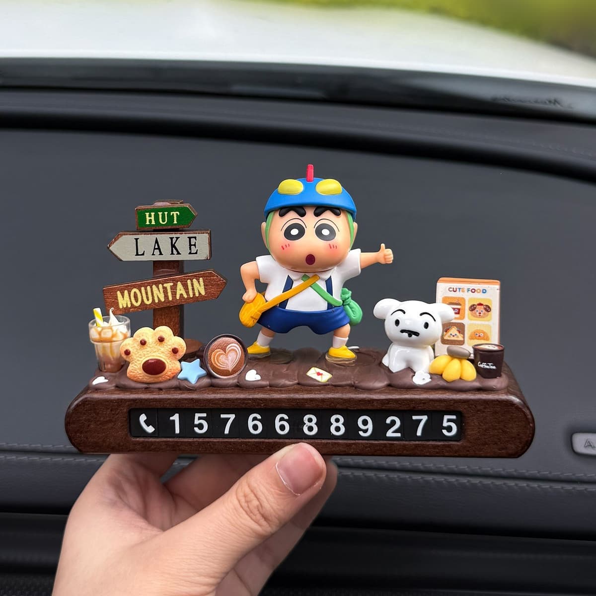 Genuine outing xiaoxin + cream rubber parking sign - free 5 sets of numbers