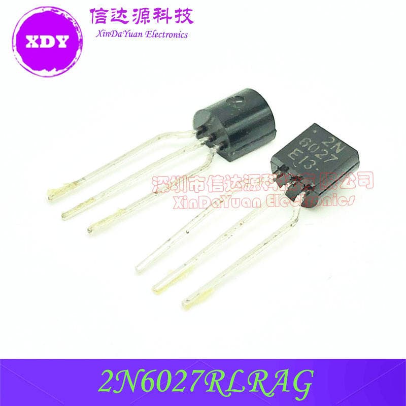 2N6027Rlrag 2N6027 To-92 Programmable Single Trip Transistor New Original
