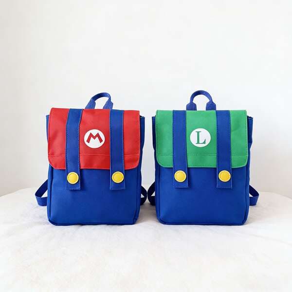 New Korean-Style Mary Color-Blocked Oxford Cloth Children's Backpack Cartoon Kindergarten Activity Gift Small School Bag