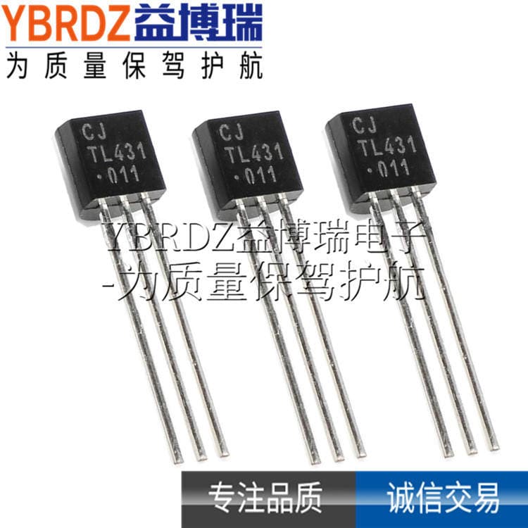 Long-term long crystal CJ431 TL431 in-line TO-92 triode voltage reference chip CJ genuine goods 1