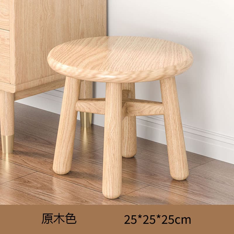 Log color 25cm-all rubber wood