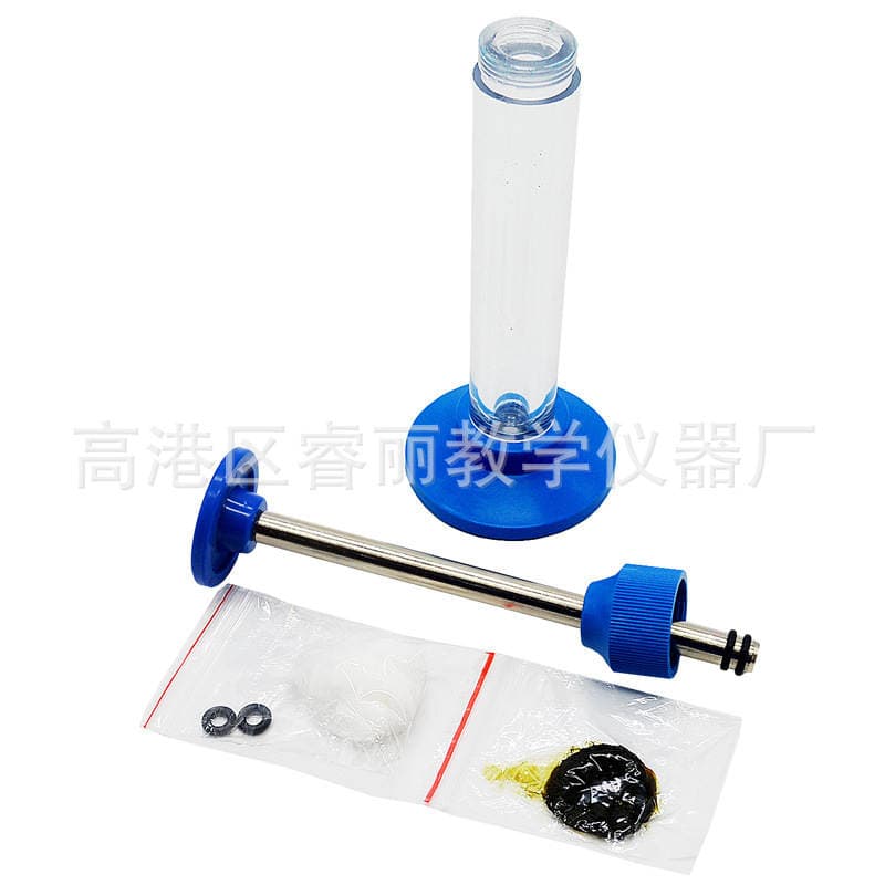 Air compression ignition instrument J22203 junior high school physics heat teaching experiment instrument equipment mechanical heat energy conversion 4
