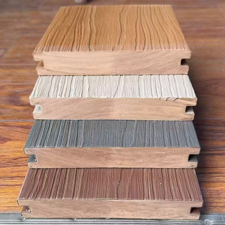 Solid plastic wood floor