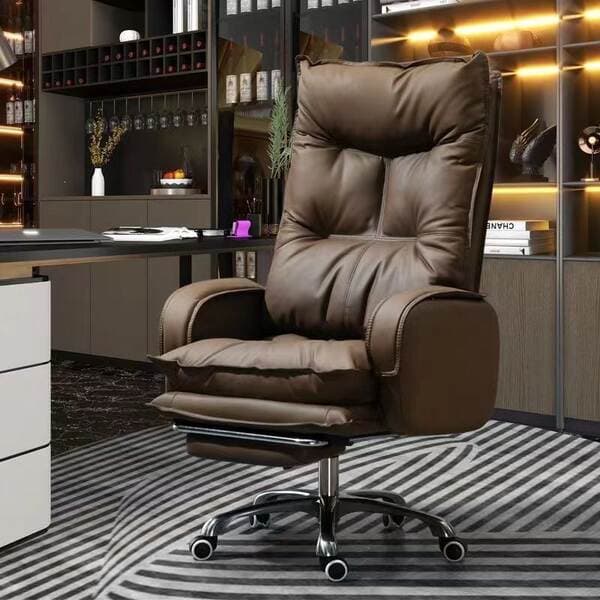 Boss Chair, Home Office Chair, Comfortable for Long Sitting, Reclining Computer Chair, Desk Chair with Backrest, Swivel Chair, Business Sofa Chair