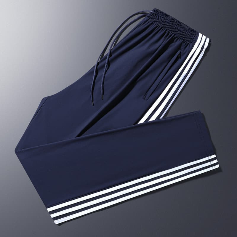(ice silk thin) three bars navy blue