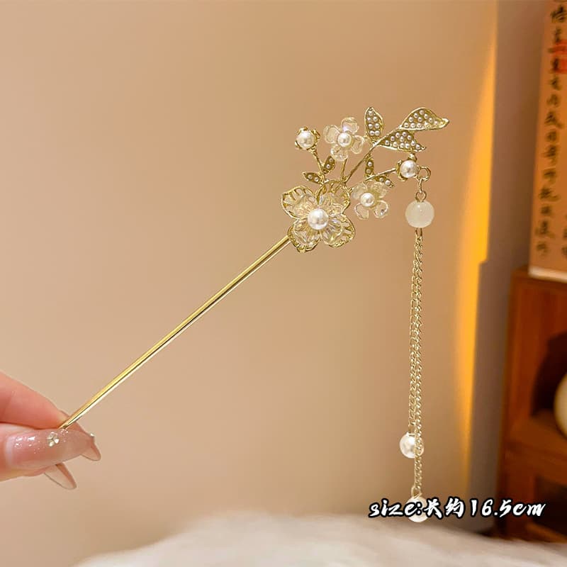 Pearl leaf flower-gold