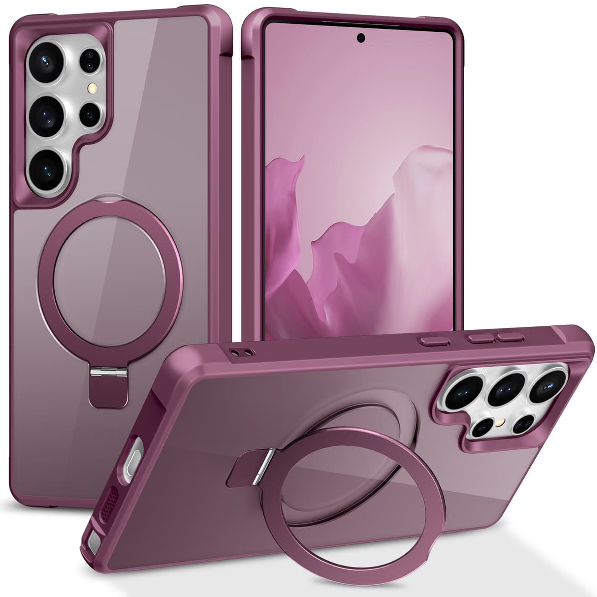 Burgundy [magnetic stand]