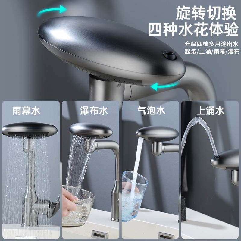 Çoxfunksiyalı isti və soyuq su hamam lavabo kranı 3