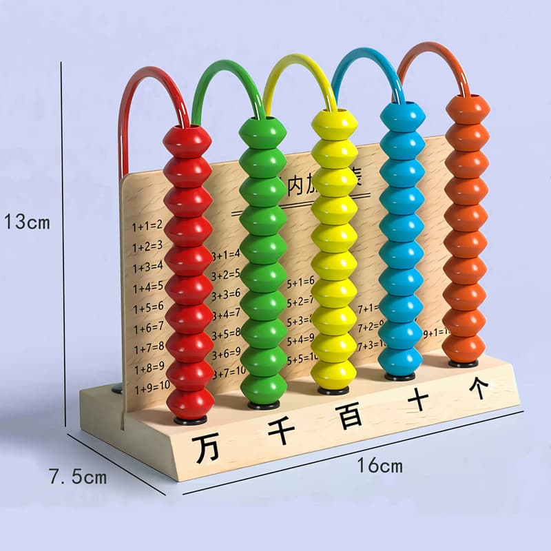 Solid Wood five-gear counter (reinforced and thickened)