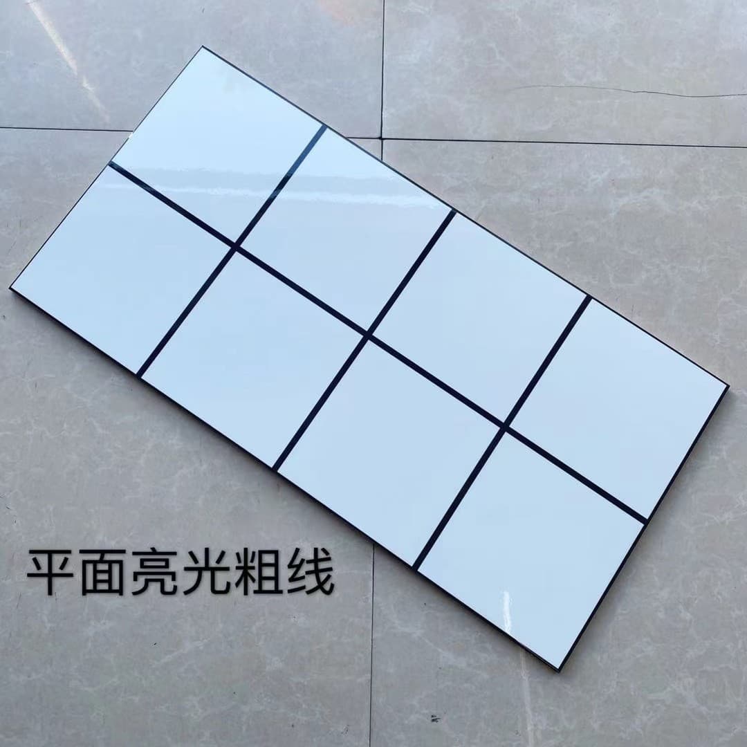 Flat 8 grid thick line