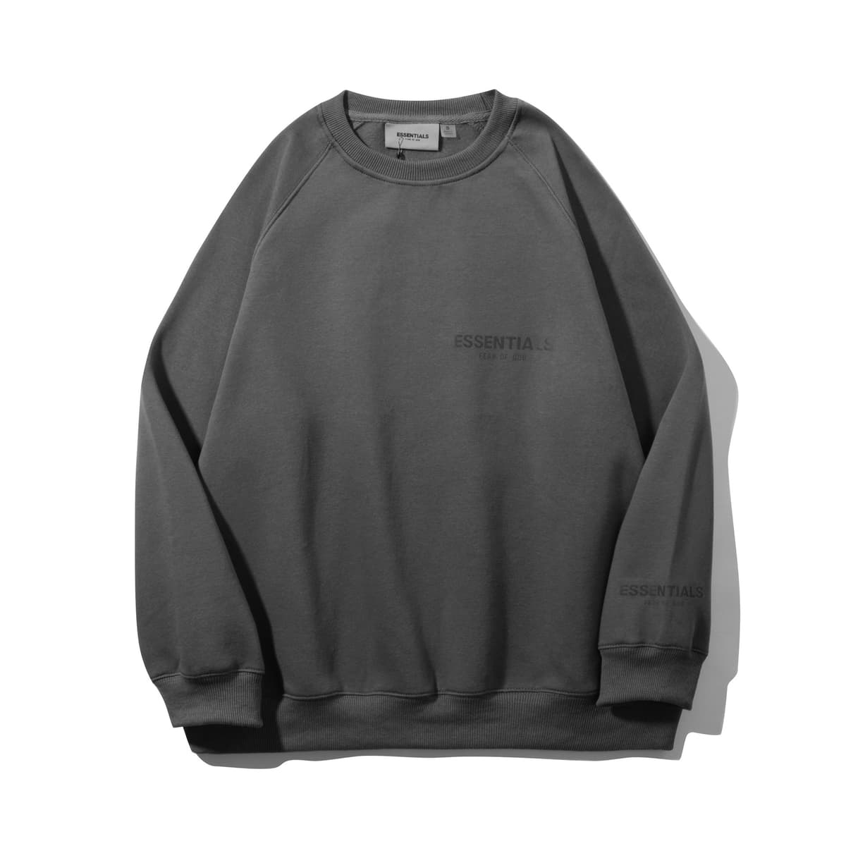 small round neck gray
