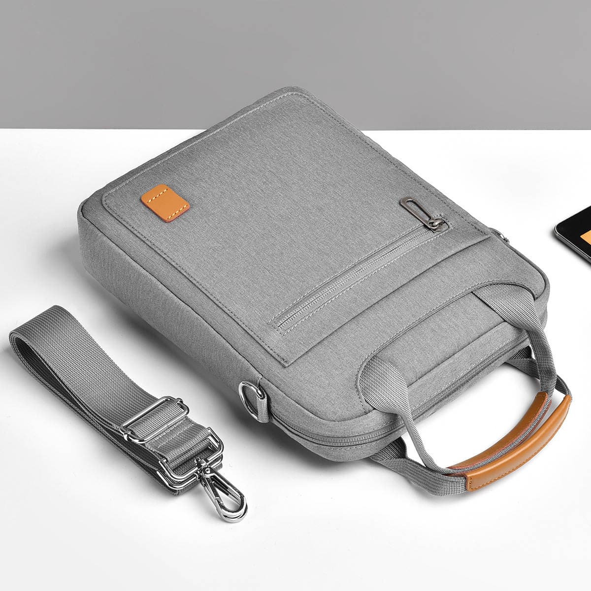 Cross-border tablet storage bag 11-13 inch lightweight portable ipad liner bag large capacity portable Messenger computer bag 4