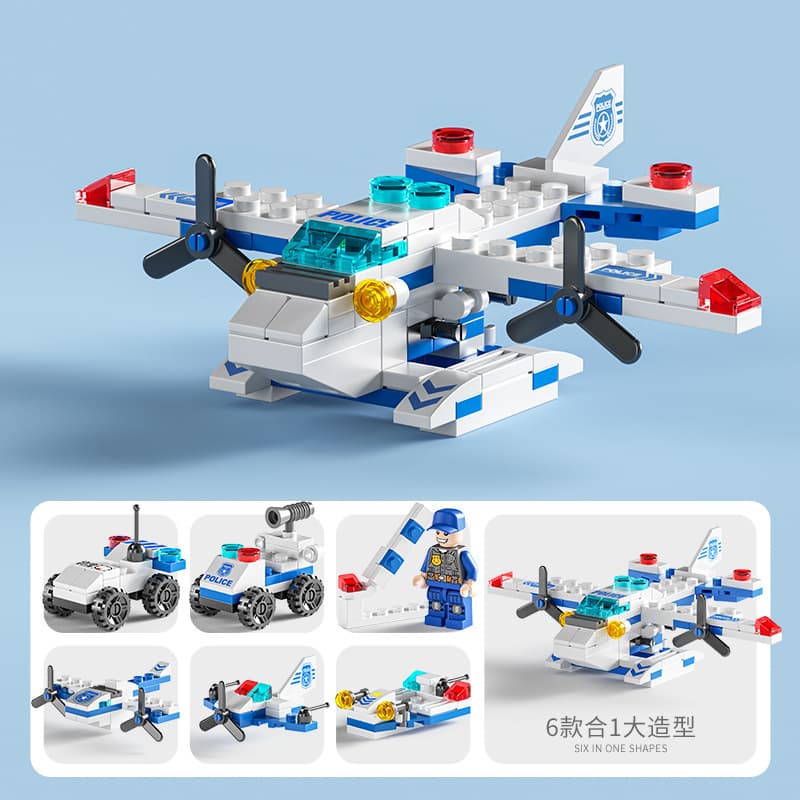 6 in 1 City Guard 137PCs
