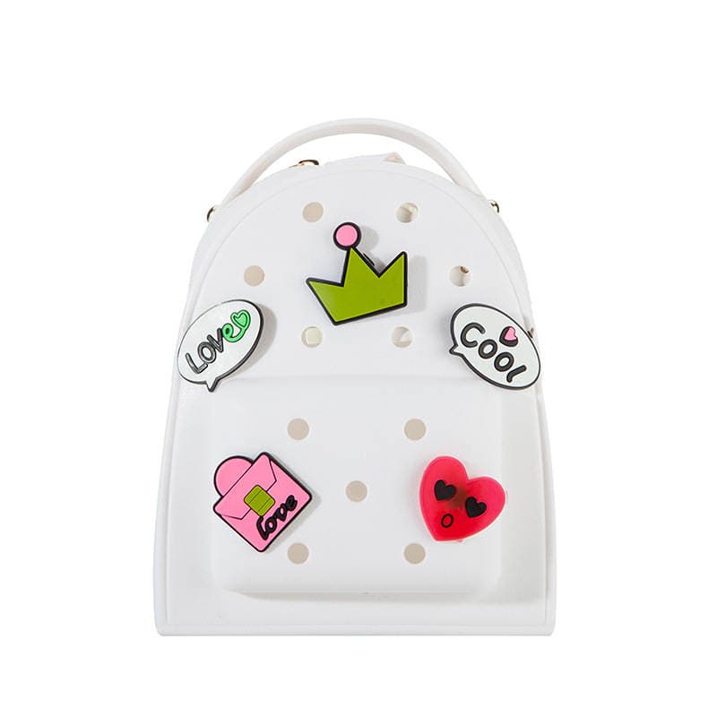 New silicone foreign trade cartoon cute stamp shoulder bag wholesale ladies bucket backpack factory direct sales 2