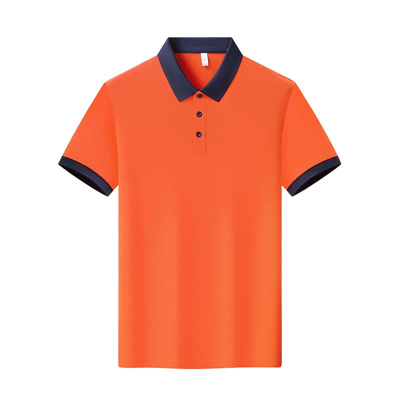 Orange and navy blue
