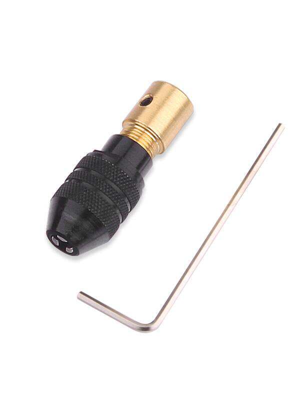 Mini Electric Drill Chuck Self-Tightening, Small Electric Drill Bit Holder, Hand Drill Small Electric Grinder Woodworking Brass Drill Chuck 5