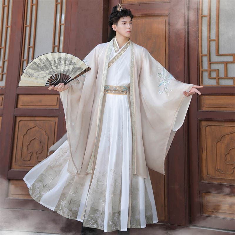 Han Yu Kui_Niao Ming Jianwai Original Hanfu for Men in the Style of the Wei and Jin Dynasties, 2026 New Model, Chinese Style Ancient Costume for Adults 3