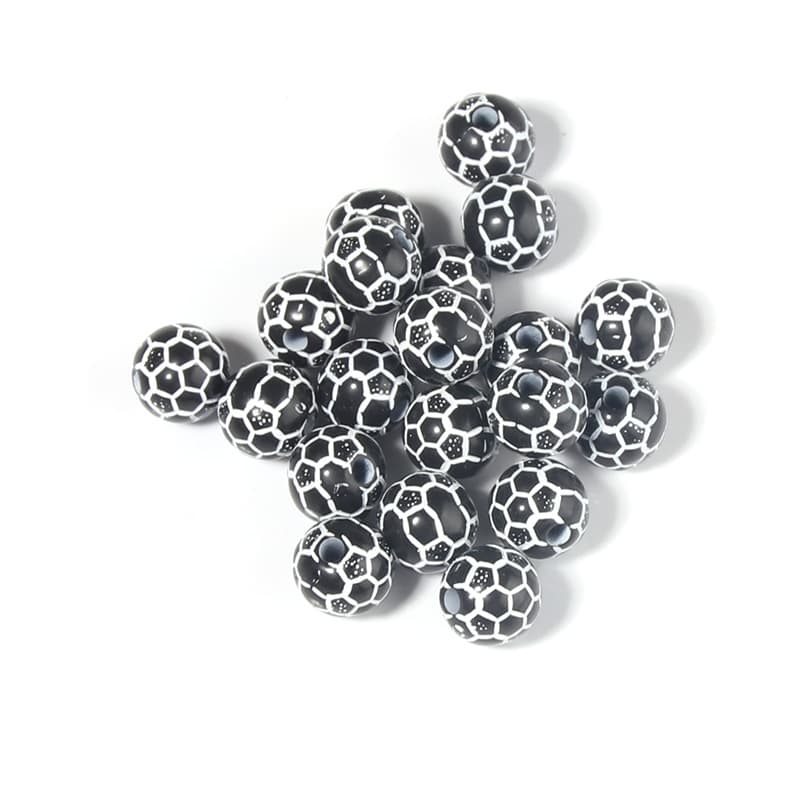 10mm black football
