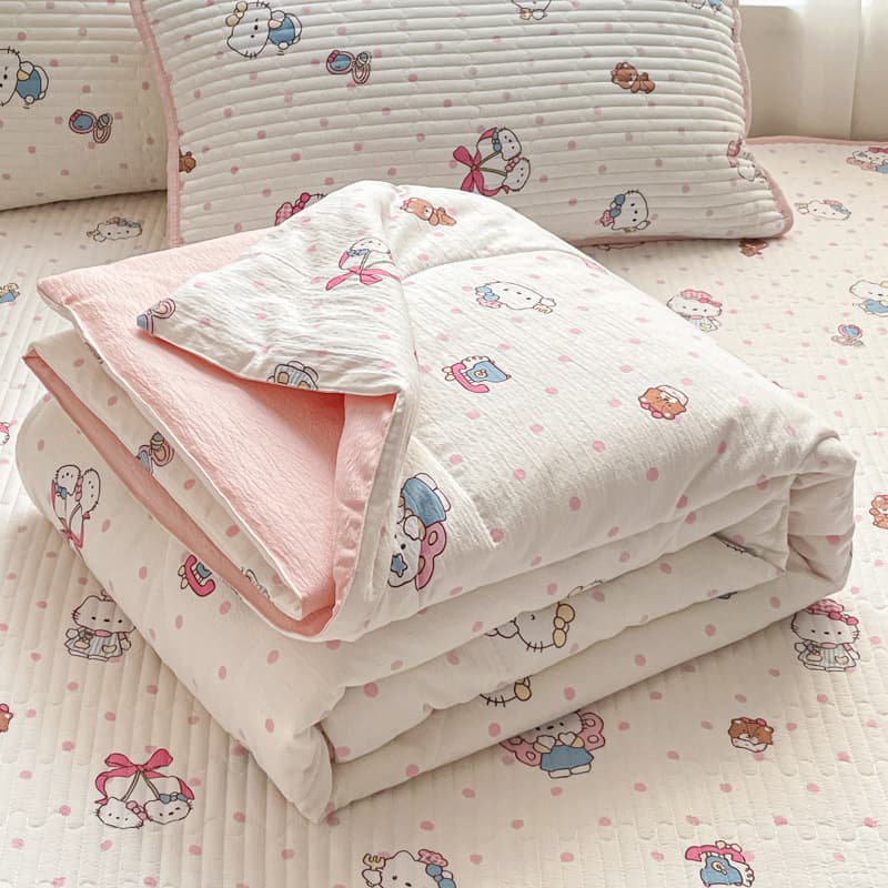 Pink wave kitty dream [cloud-like 7a grade antibacterial cotton filling]