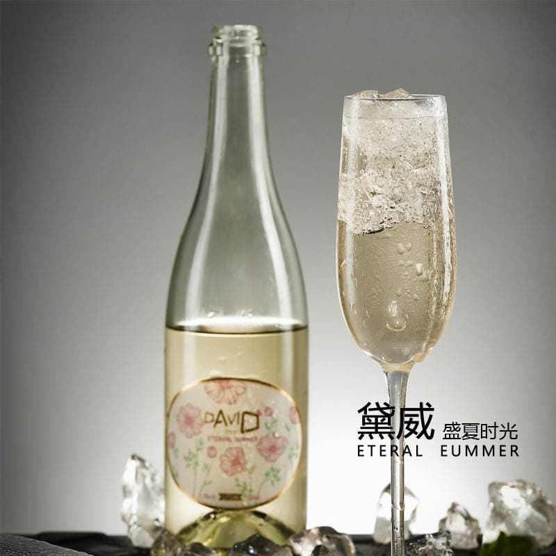 Jasmine grapefruit litchi peach sparkling wine sparkling wine taste sweet lady tipsy bar KTV low wine 3