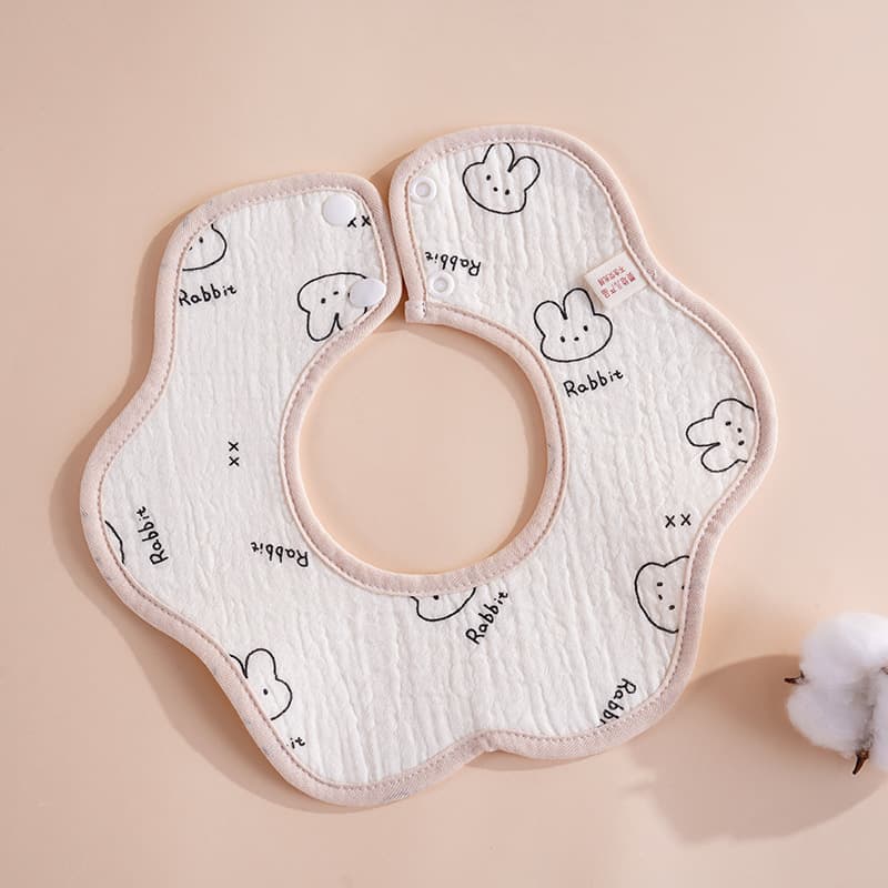 Waterproof-petal white rabbit