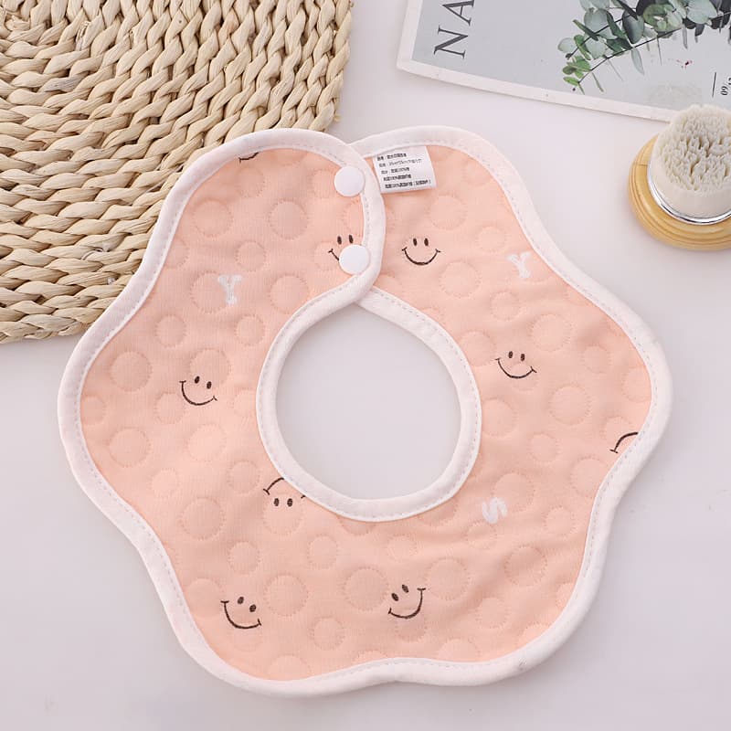 [Knitted Cotton Waterproof] Orange Smiley