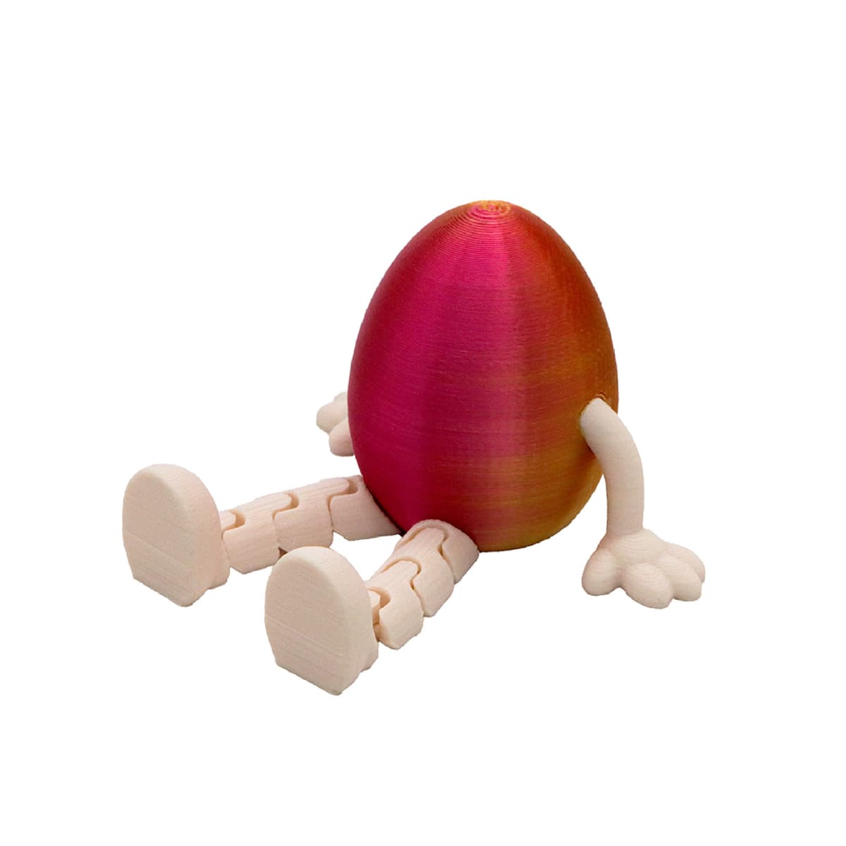 Round egg—red gold