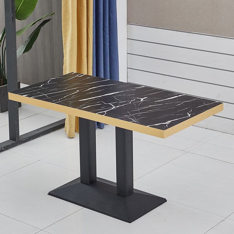 Black imitation marble color 120*60 (gold edge) (not issued)
