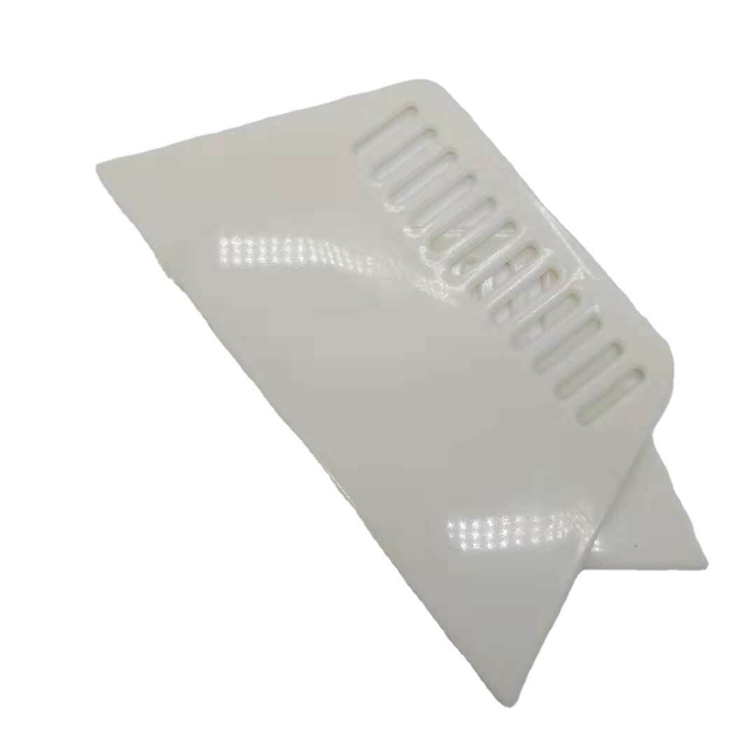 Təkqatlı ağ plastik spatula (qazıyıcı) (bişirmə, şpaklyovka, plyonka, divar kağızı üçün) 5