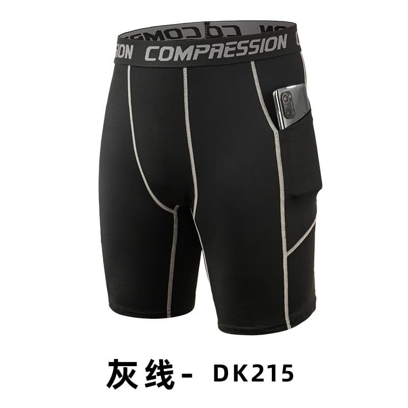 Standard five-point stretch pants (gray line)