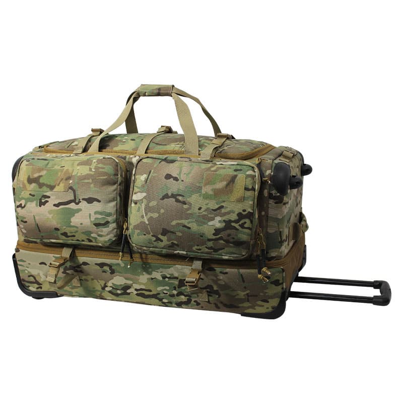 Camouflage suitcase