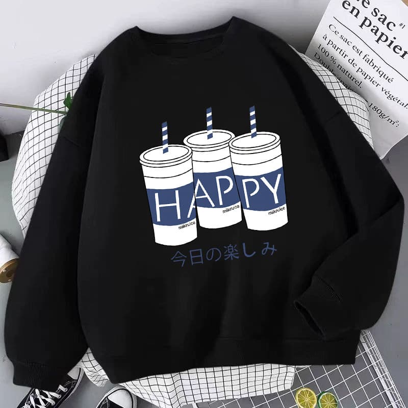 Sweat Black HAPPY Bottle