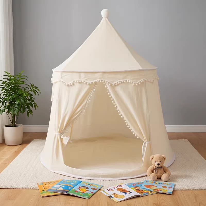 Light beige yurt
