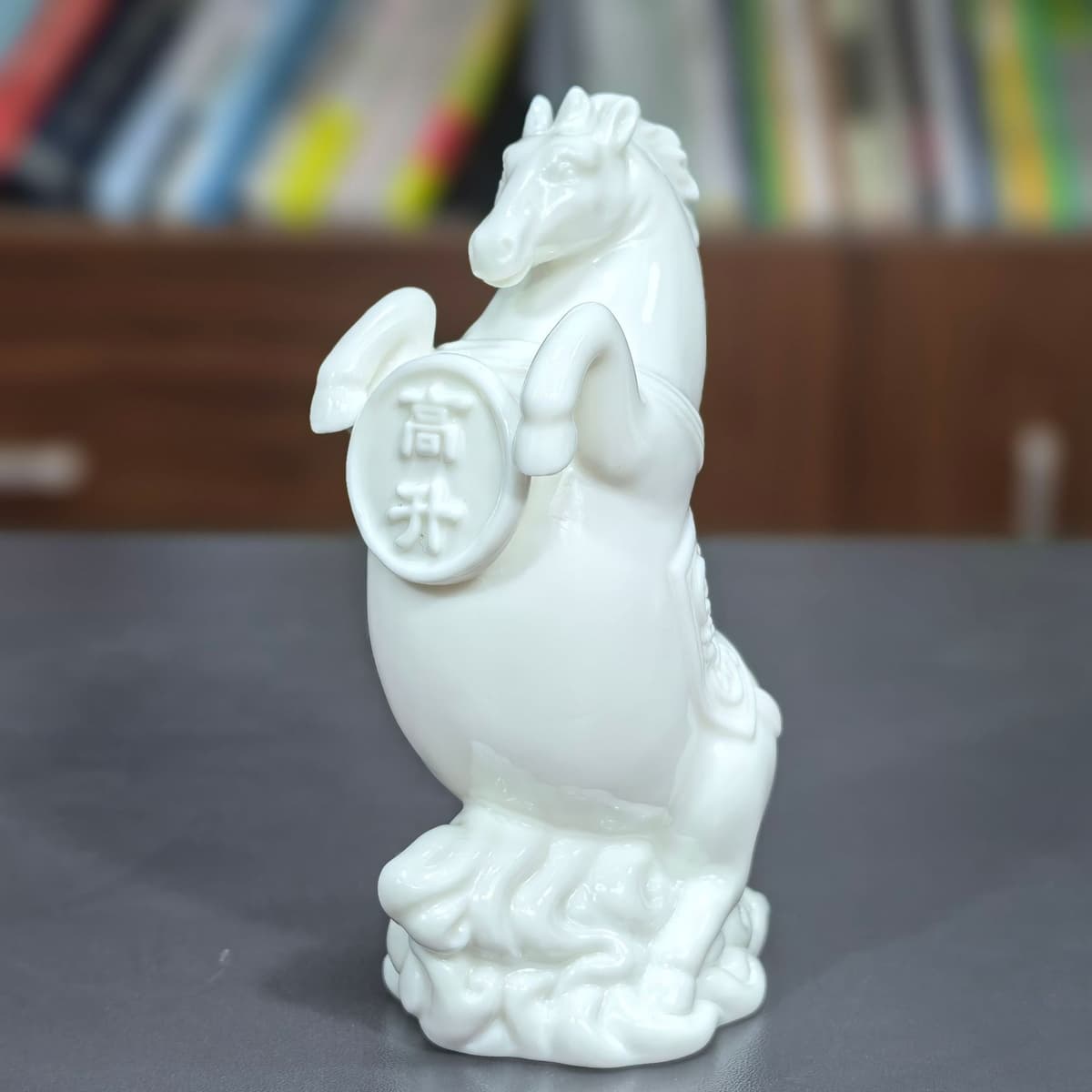 White glaze immediately