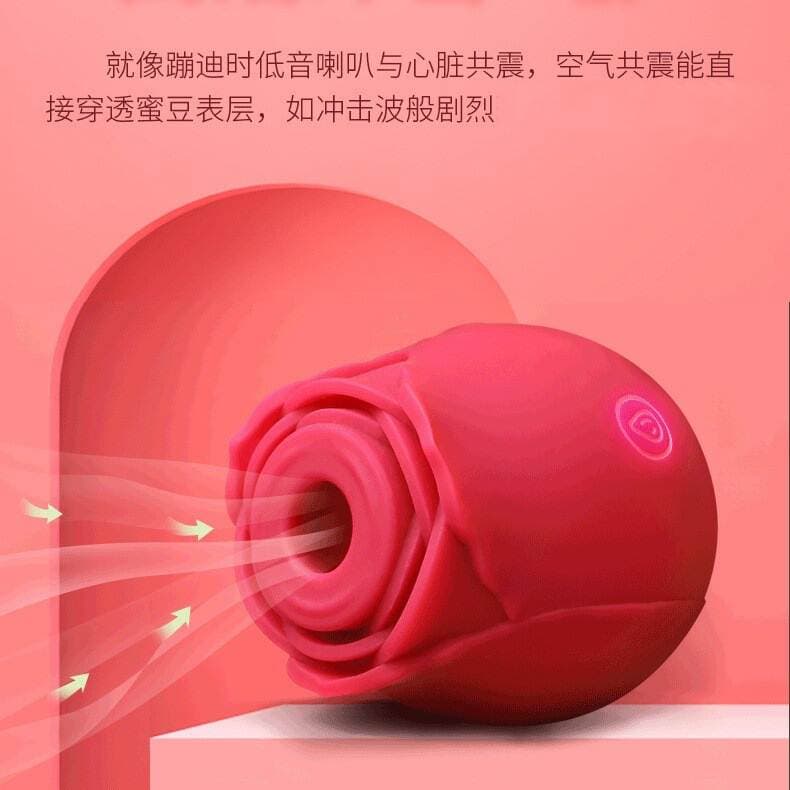 Qadınlar üçün Sorma və Vibrasiya Funksiyalı Gül Vibratoru 4