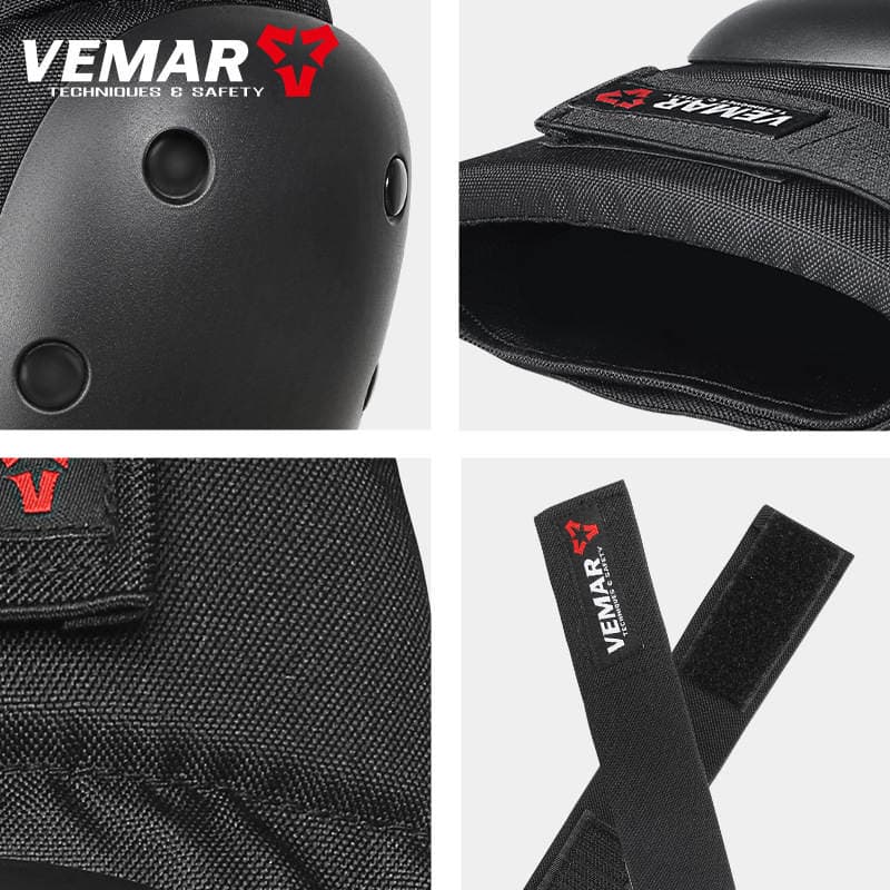 Cycling Protective Gear, Knee Pads and Elbow Pads, Four-Piece Set, Anti-Fall Knee Pads, Full Set of Roller Skating Equipment, Motorcycle Extreme Sports 4