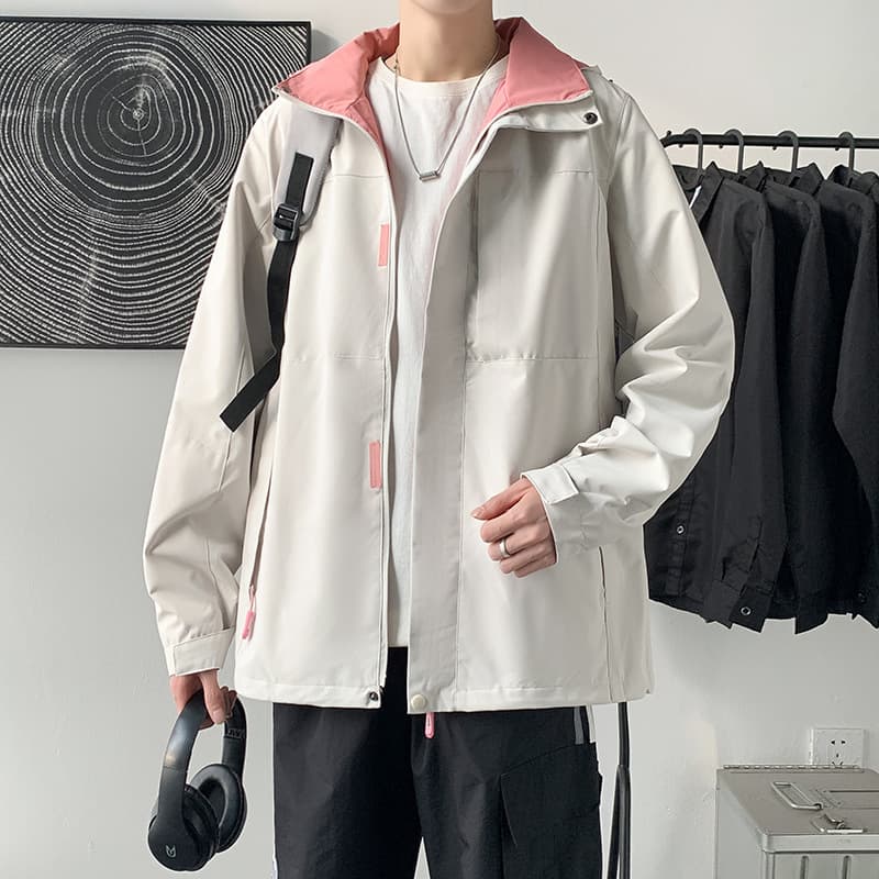 Women's khaki coral pink