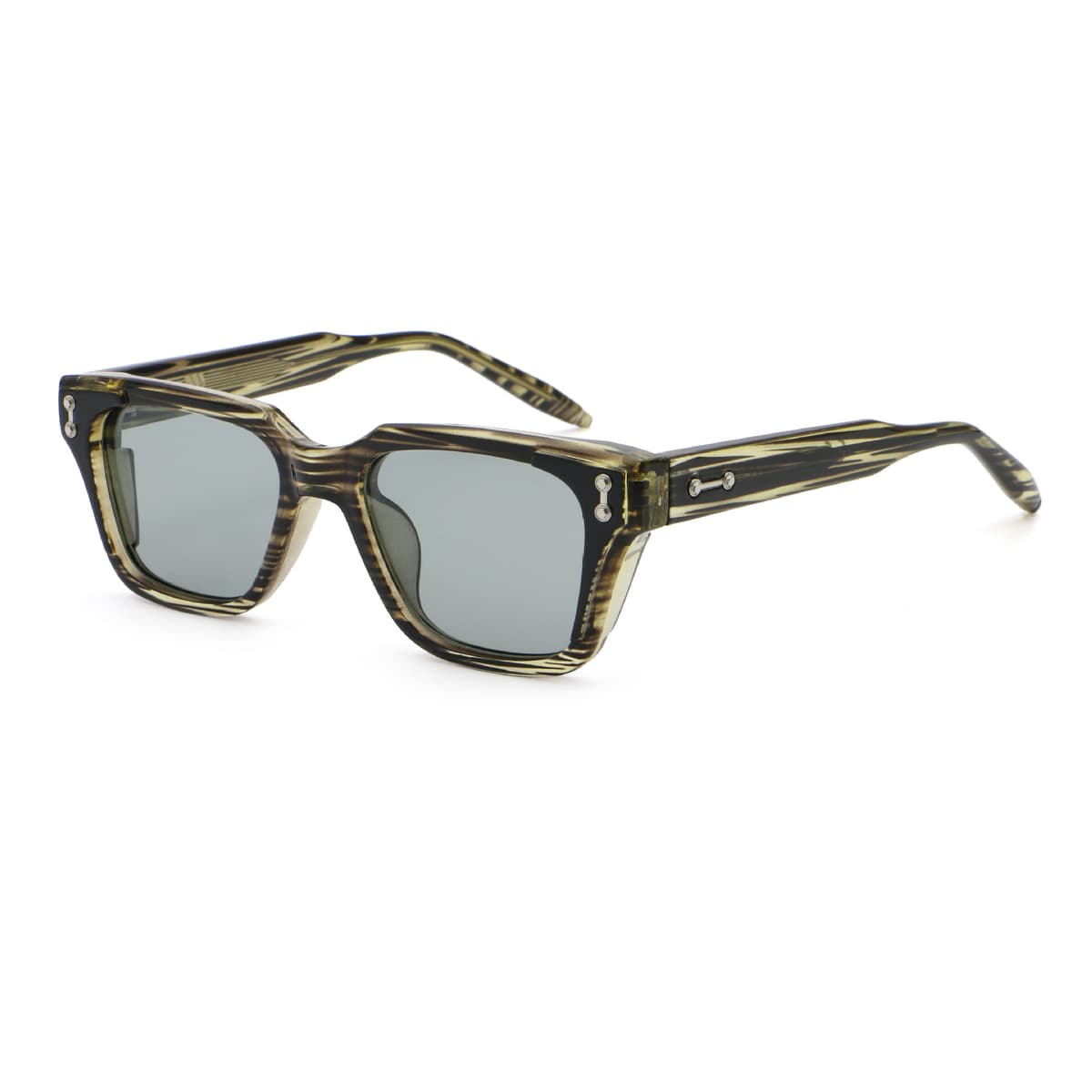 C5 bright green bottom stripe frame/light gray piece