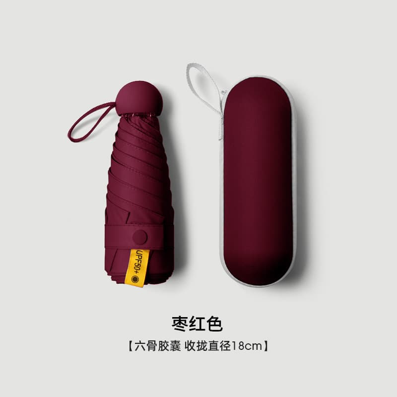 Date red - 6 bones fully blackout - with capsule shell