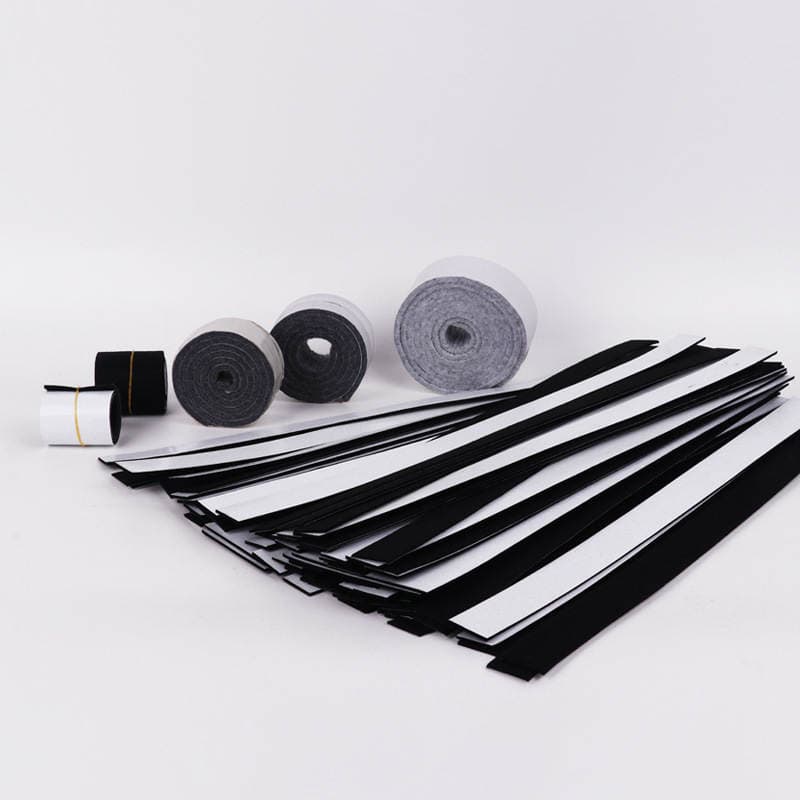 Black and White Gray Adhesive Felt Decorative Soundproof Self-Adhesive Felt Colorful Felt Cloth with Adhesive Felt Strips Felt Board 2