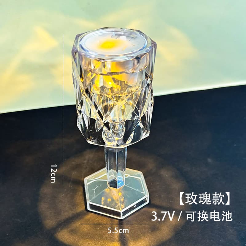 Rose style night light