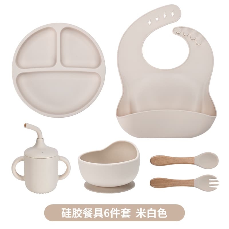 Off-white [6 pieces of tableware, regular style]